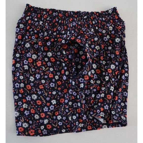 Threads 4 Thought TWA1752 Women's Sz M Navy Multi Floral Print Gwyneth Shorts - Picture 7 of 7